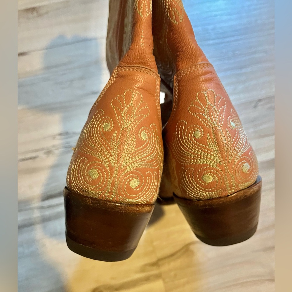Pink Old Gringo boots - refurbished sole - Picture 6 of 14